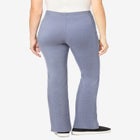 Stretch-Cotton Knit Pull-On Bootcut Pocket Leggings image number null