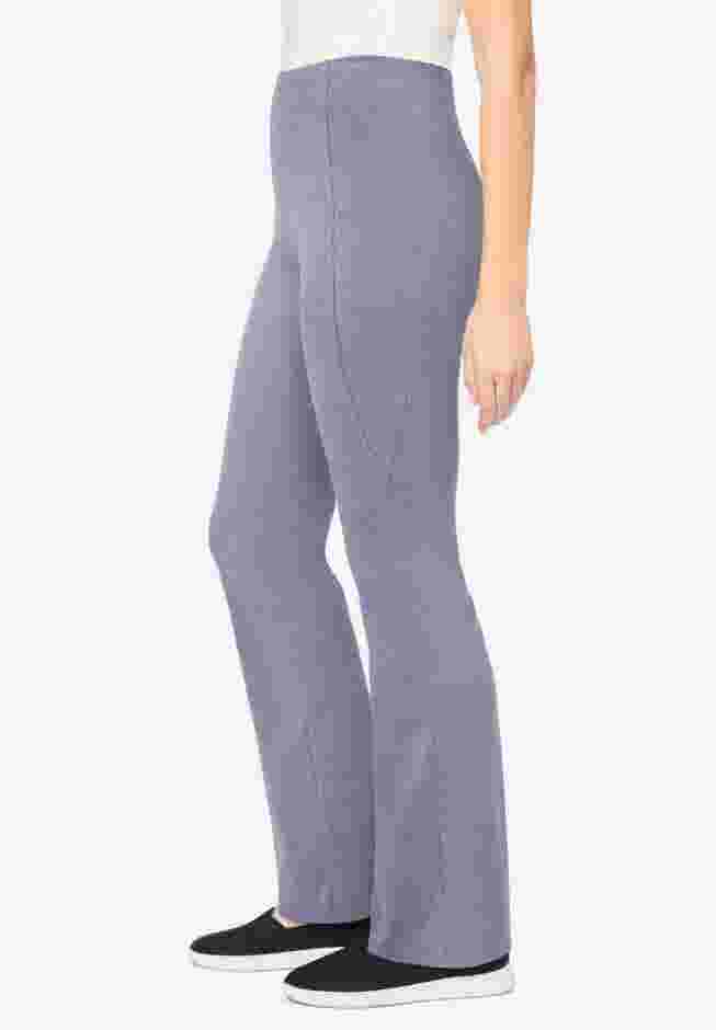 Stretch Cotton Pocket Bootcut Legging image number 2