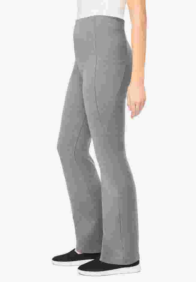 Stretch Cotton Pocket Bootcut Legging image number 2
