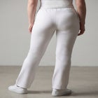 Stretch-Cotton Knit Pull-On Bootcut Pocket Leggings image number null
