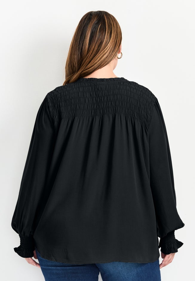 Marcie Shirred Detail Blouse image number 1