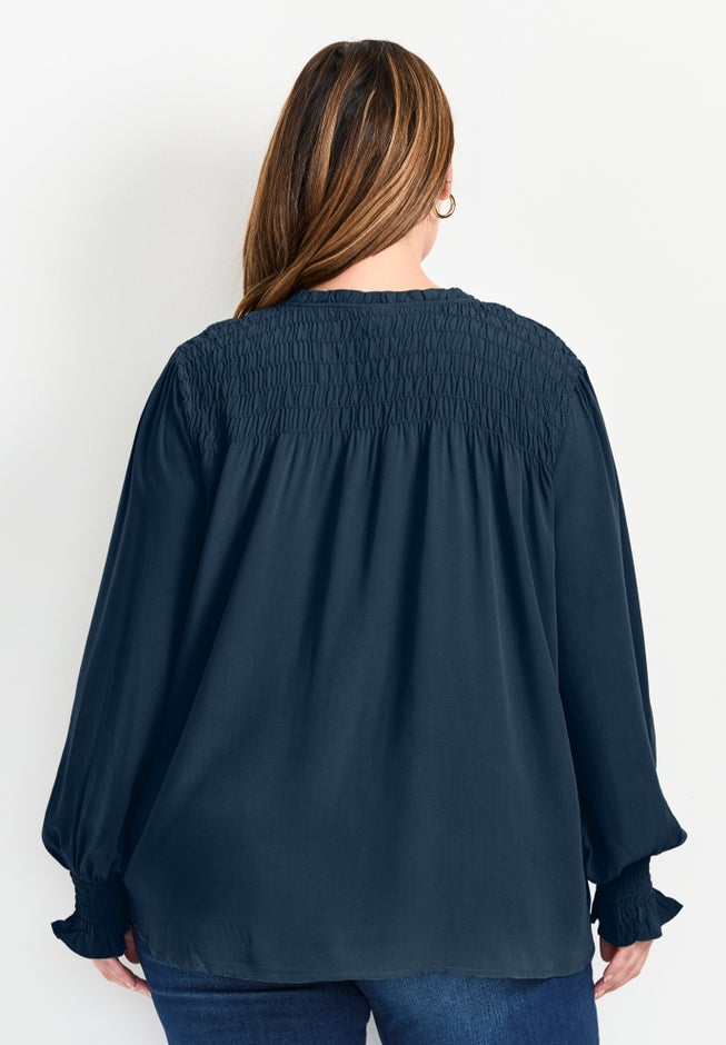 Marcie Shirred Detail Blouse image number 1