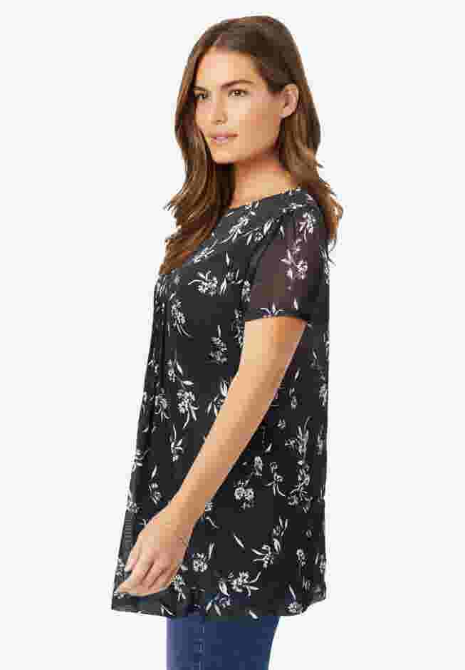 Miracle Mesh Overlay Tunic image number 2