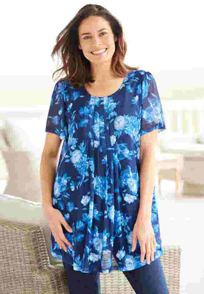Miracle Mesh Overlay Tunic image number 0