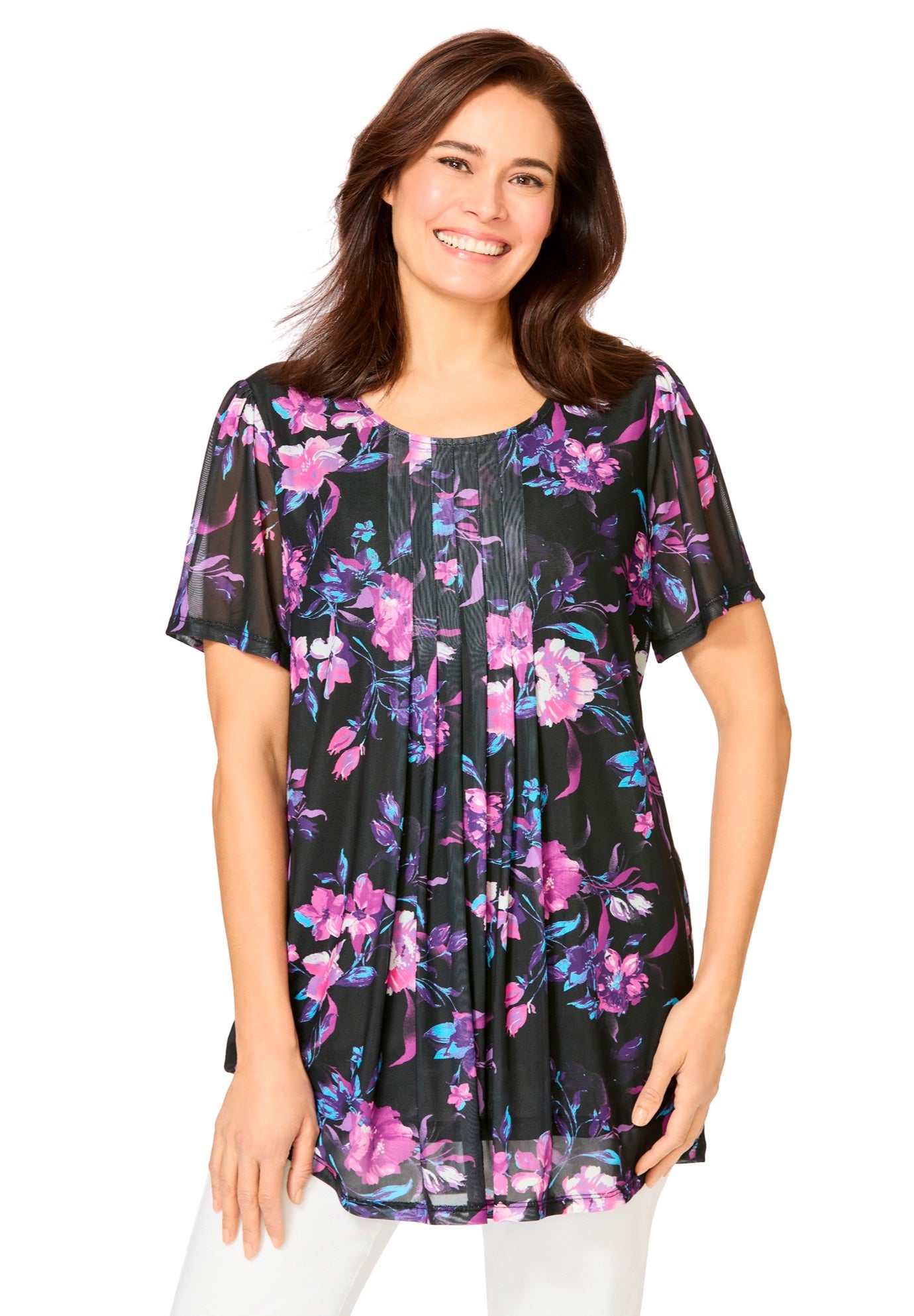 Miracle Mesh Overlay Tunic image number 0