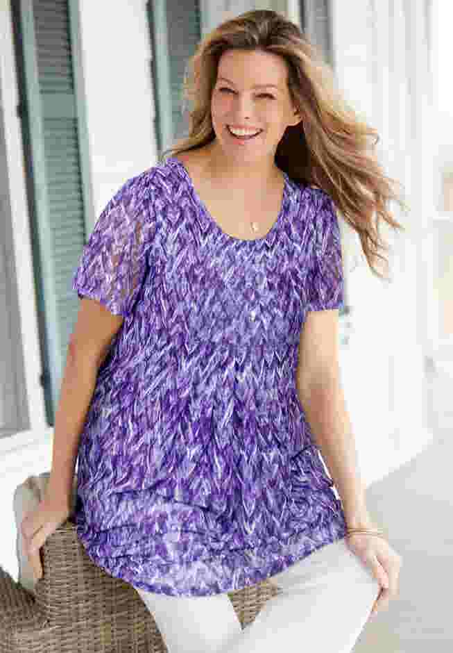 Miracle Mesh Overlay Tunic image number 0
