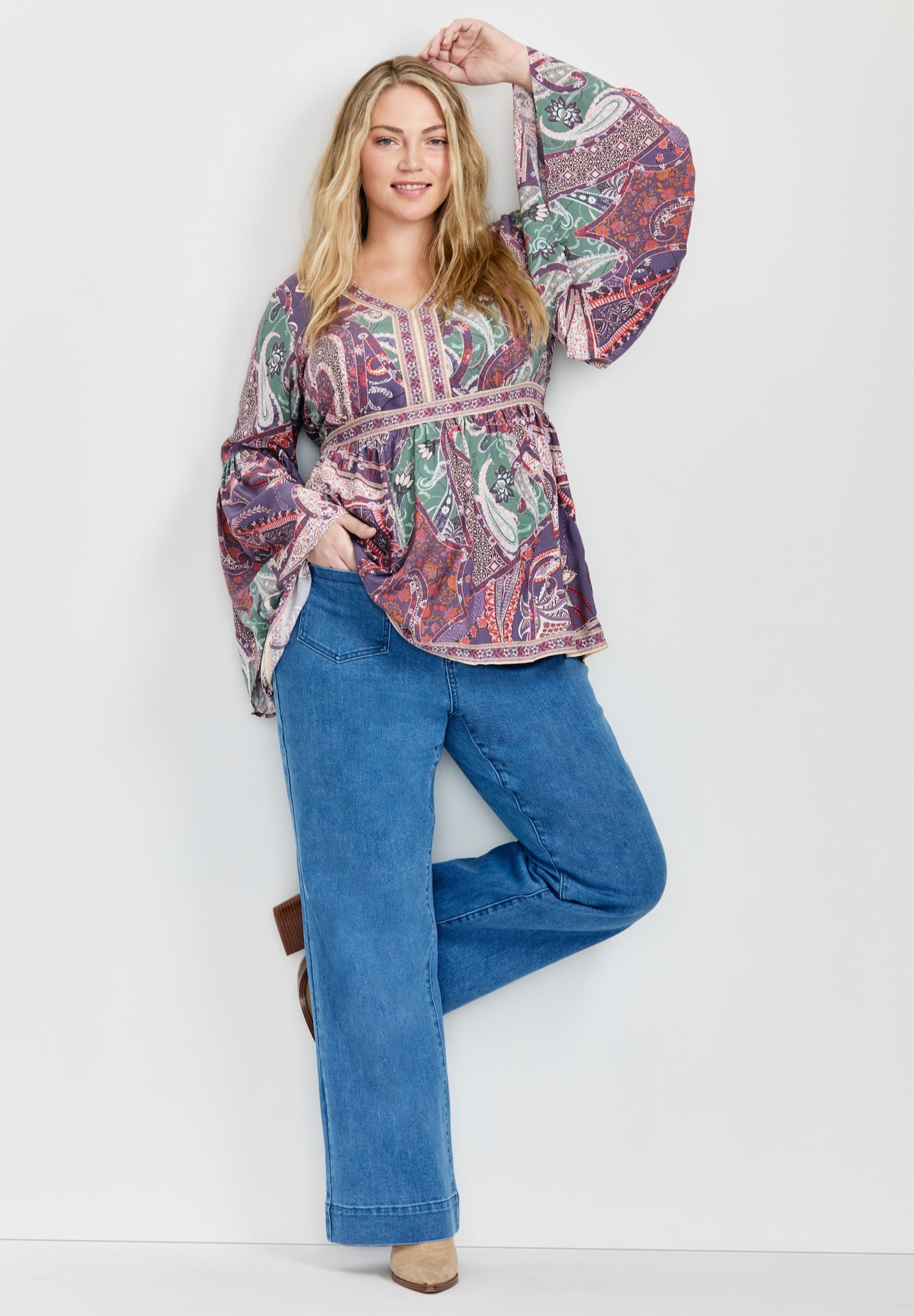Arlo Bell Sleeve Tunic image number 0