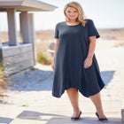 Drape Hem Dress image number null