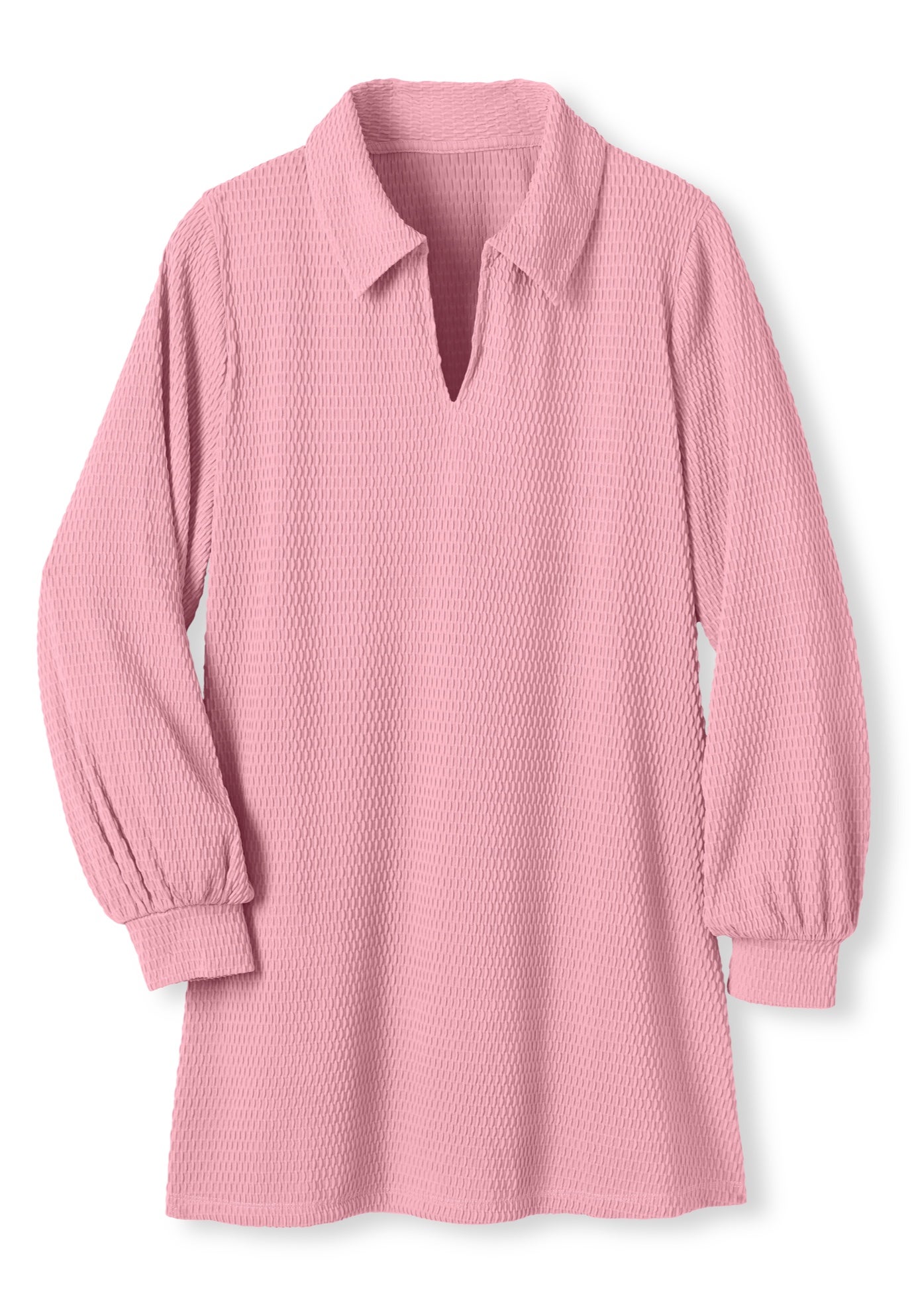 Blouson Sleeve Texture Tunic image number 1