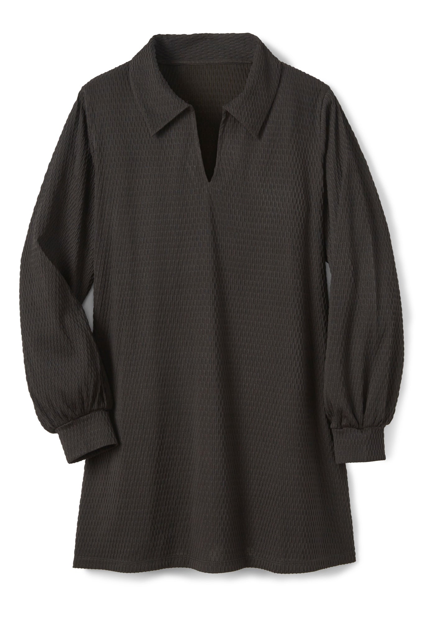 Blouson Sleeve Texture Tunic image number 1