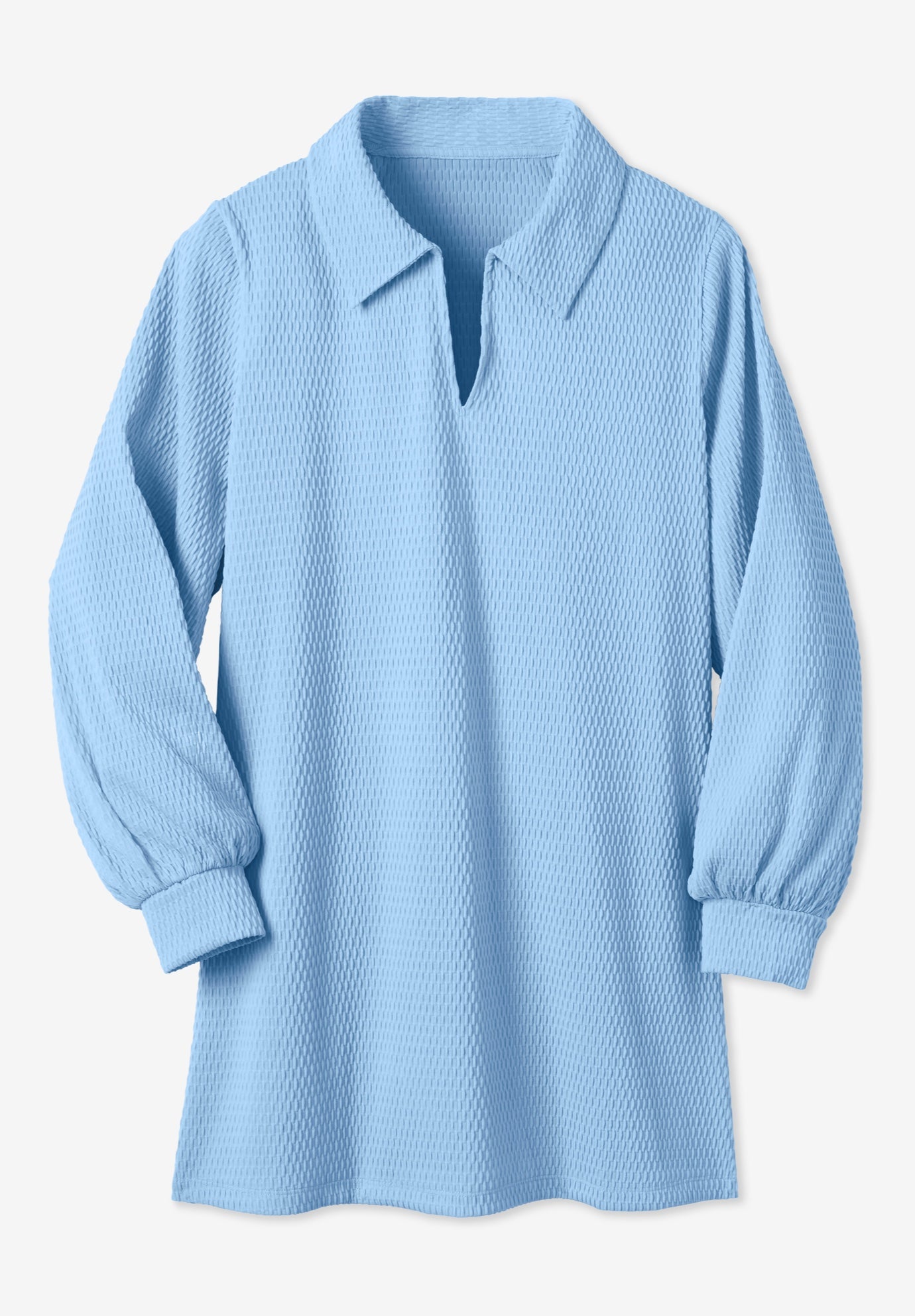 Blouson Sleeve Texture Tunic image number 4