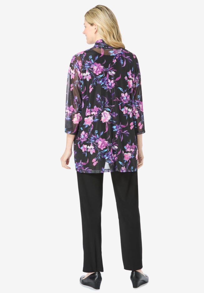 4-Piece Jacket/Tank/Dress/Pant Set image number 2