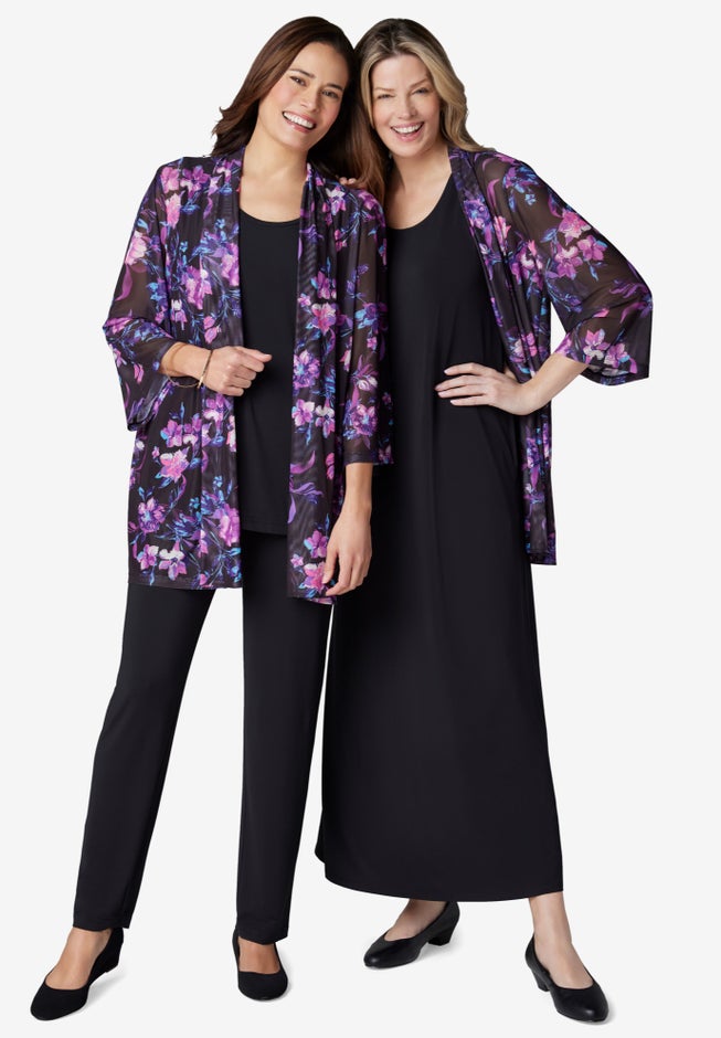 4-Piece Jacket/Tank/Dress/Pant Set image number 0