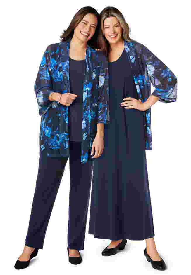 4-Piece Jacket/Tank/Dress/Pant Set image number 0