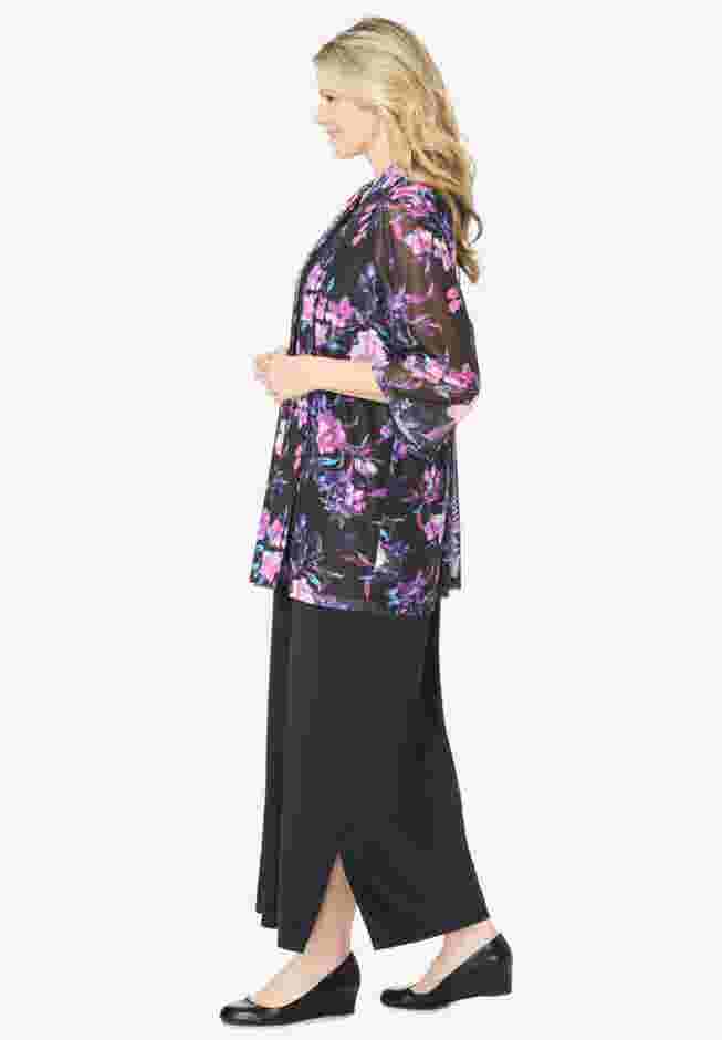 4-Piece Jacket/Tank/Dress/Pant Set image number 1