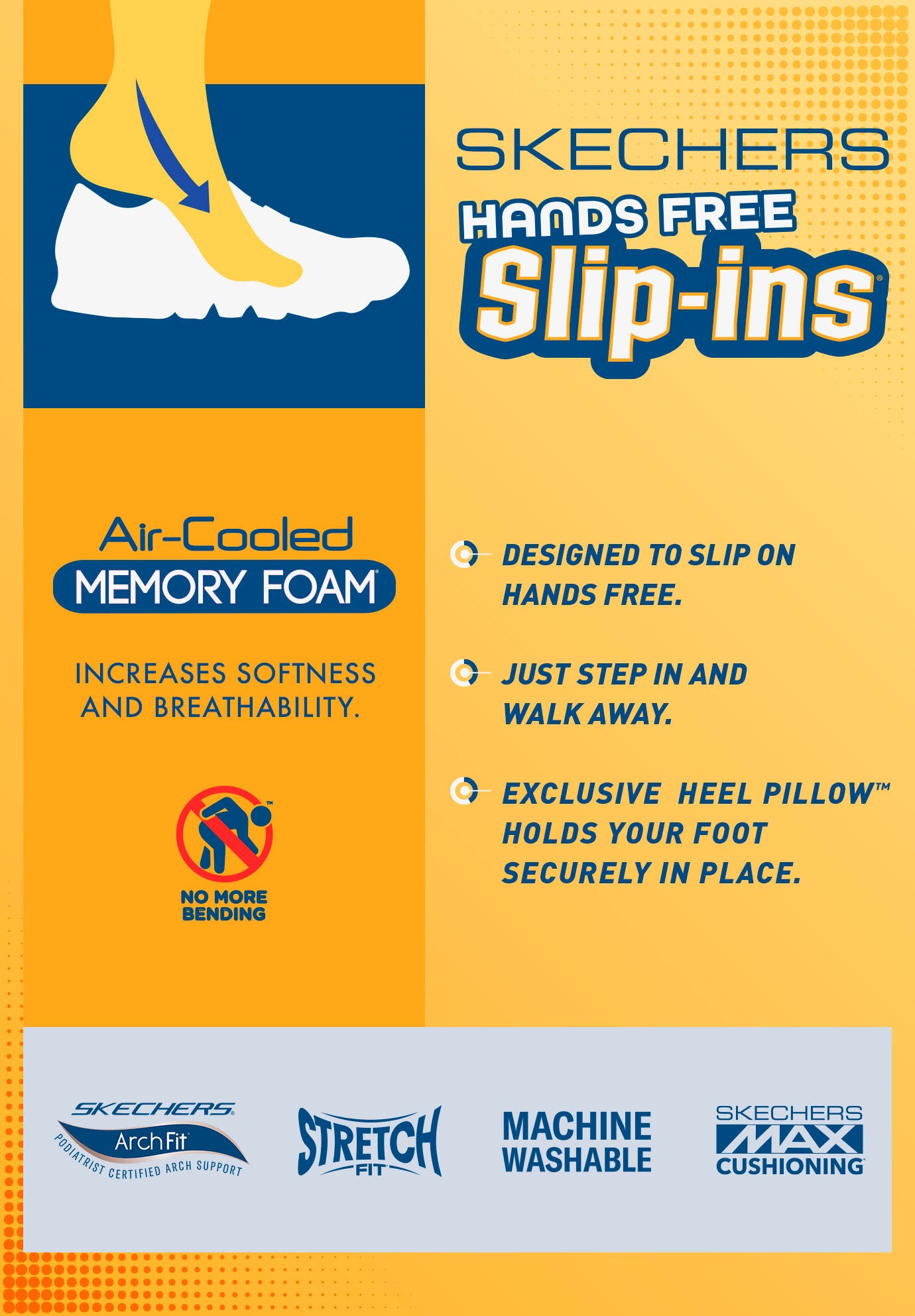 The Slip-Ins™ Hands Free Go Walk 7 - City Lights Sneaker image number 5