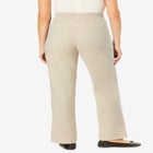 Fineline Stretch Denim Wide-Leg Pull-On Jeans image number null