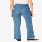 Fineline Stretch Denim Wide-Leg Pull-On Jeans image number null
