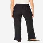 Fineline Stretch Denim Wide-Leg Pull-On Jeans image number null