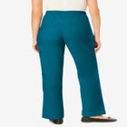 Fineline Stretch Denim Wide-Leg Pull-On Jeans image number null