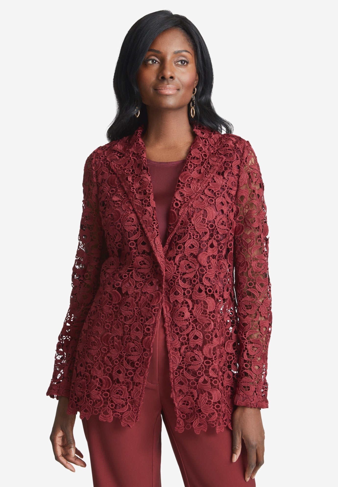 Lace Blazer image number 0