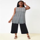 Stretch Knit Tunic Tank image number null