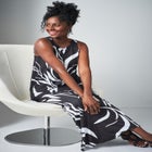 Stretch Knit Tunic Tank image number null