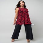 Stretch Knit Tunic Tank image number null