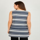 Stretch Knit Tunic Tank image number null