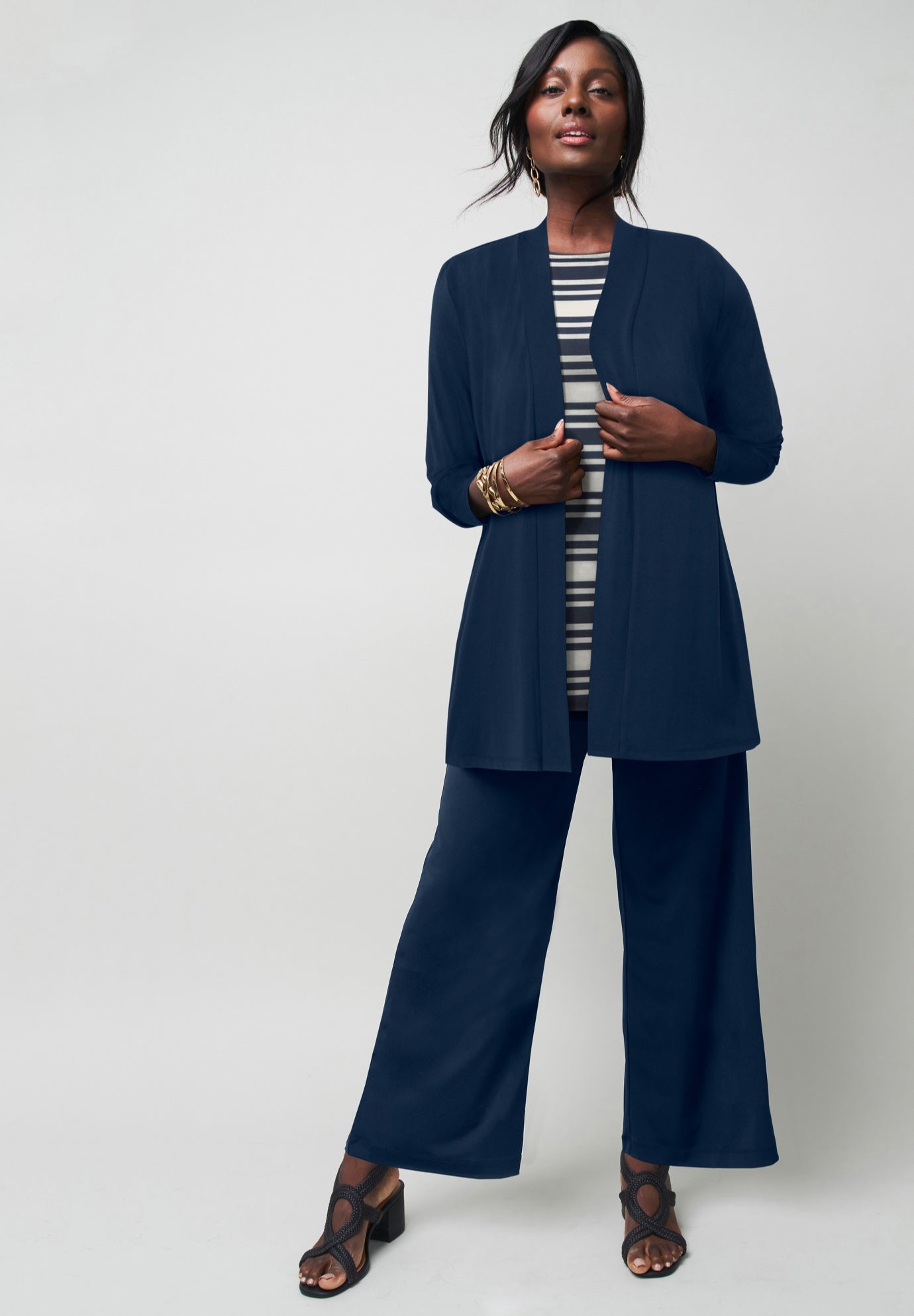 Stretch Knit Tunic Tank image number 5