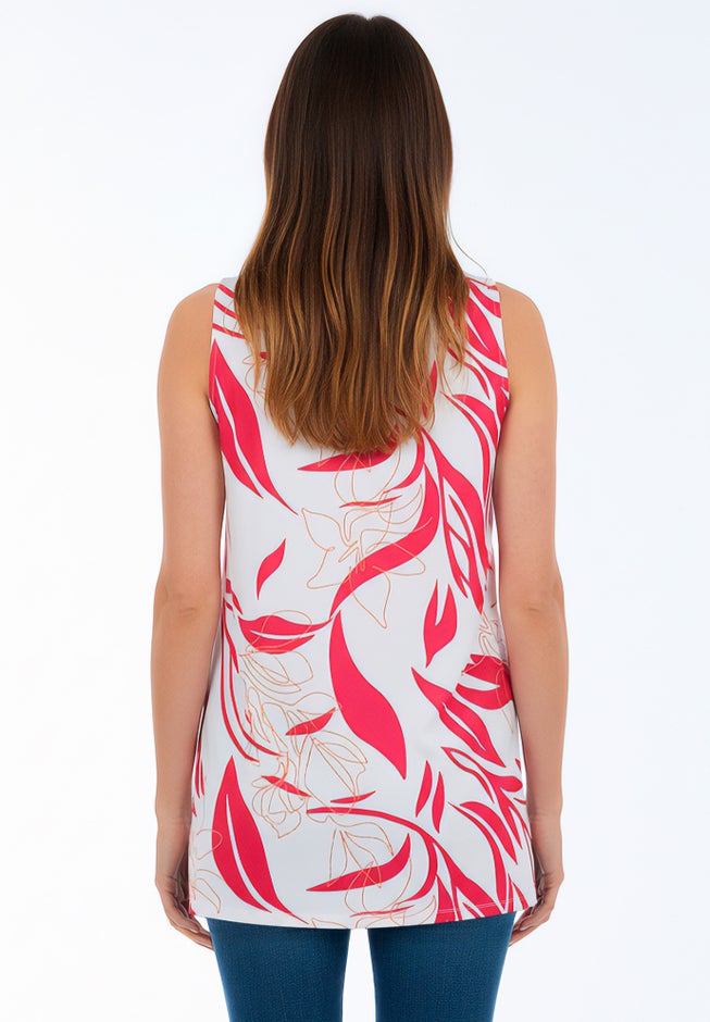 Stretch Knit Tunic Tank image number 1
