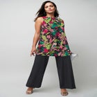 Stretch Knit Tunic Tank image number 0