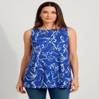 Stretch Knit Tunic Tank image number null