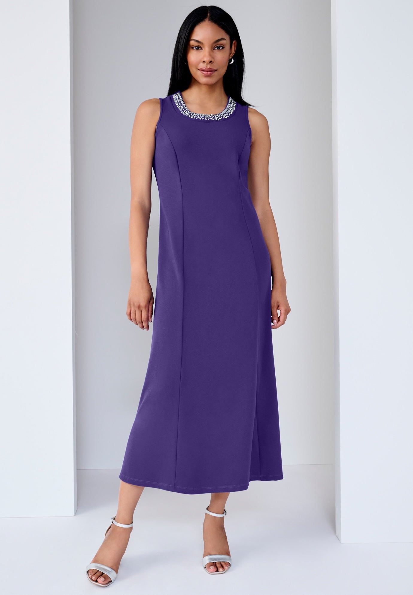 2-Piece Beaded Jacket Dress image number 1