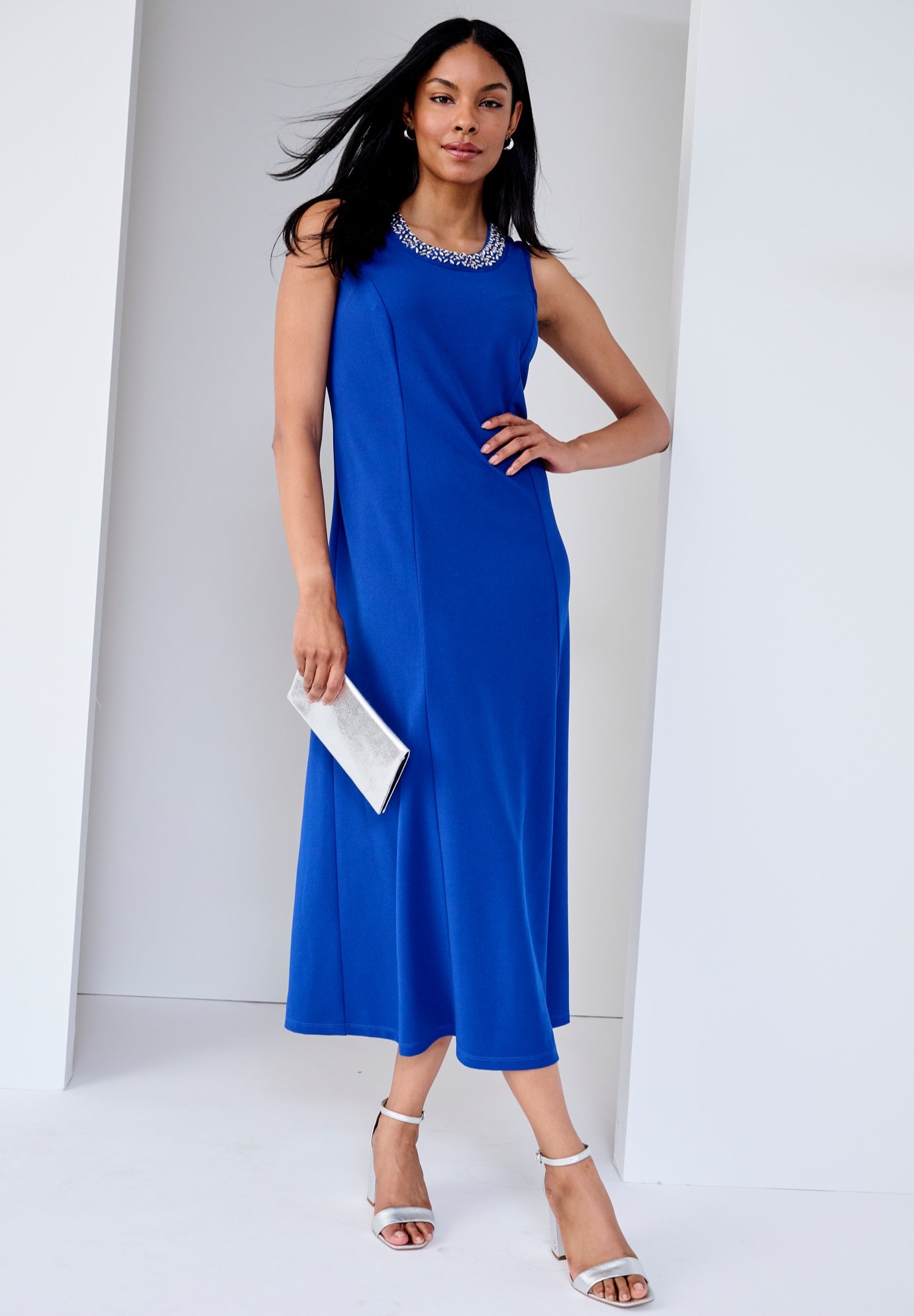 2-Piece Beaded Jacket Dress image number 1