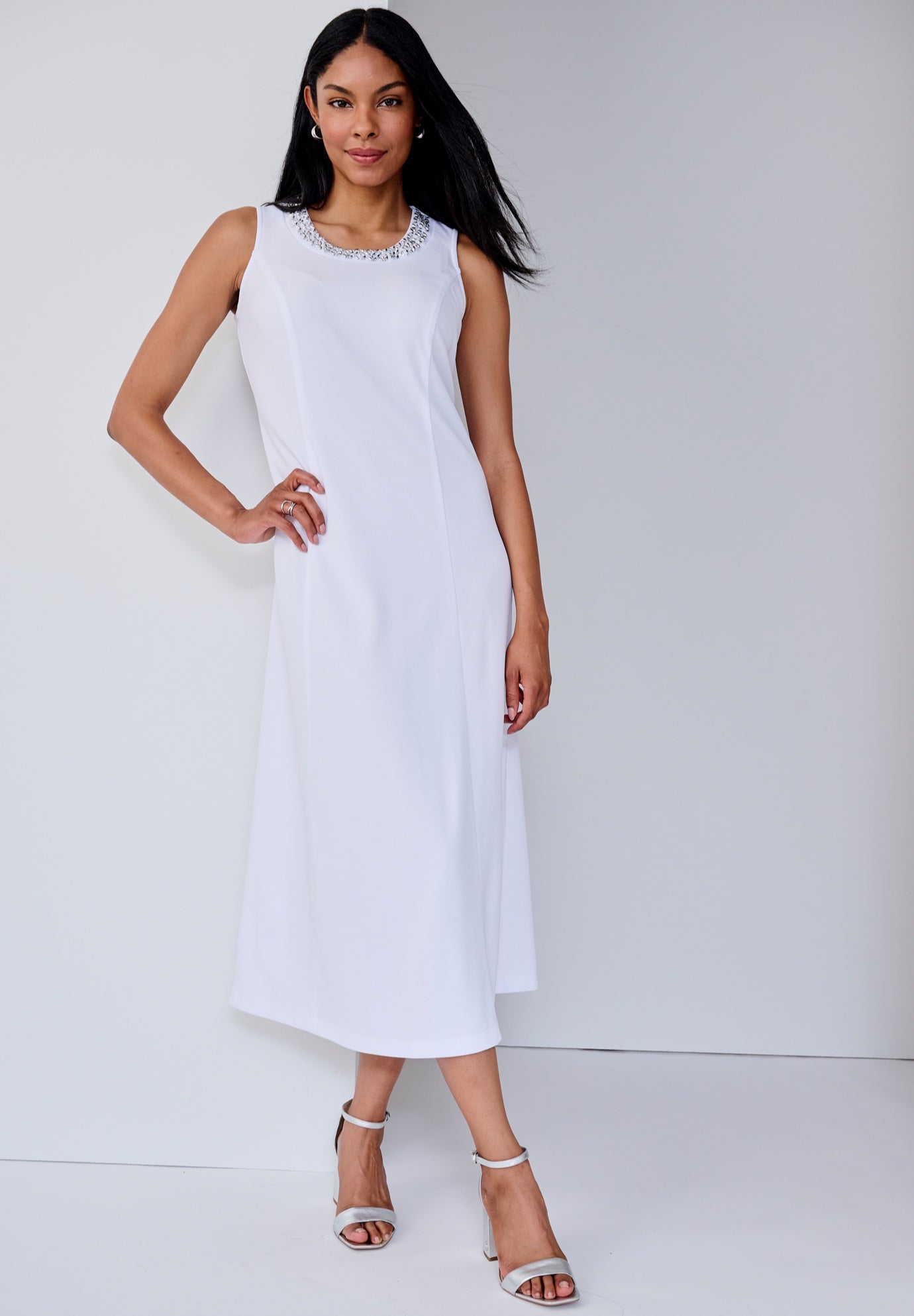 2-Piece Beaded Jacket Dress image number 1