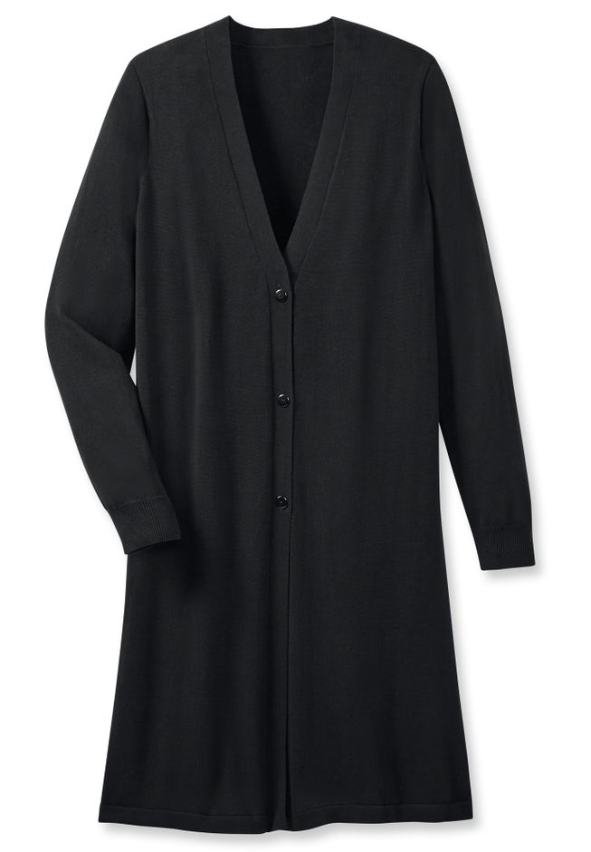 Perfect Cotton Duster Sweater image number 1