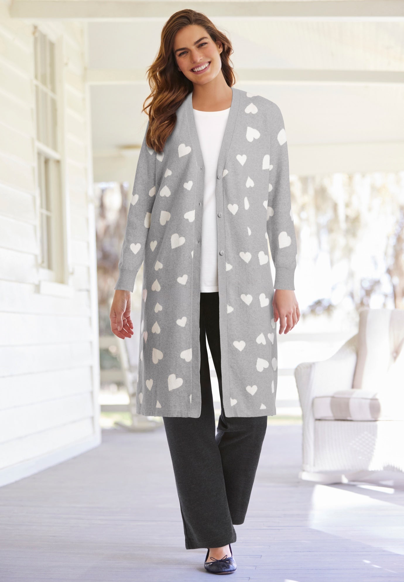 Perfect Cotton Duster Sweater image number 0