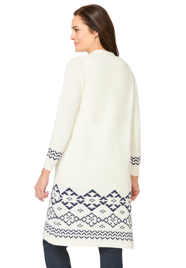 Perfect Cotton Duster Sweater image number 1