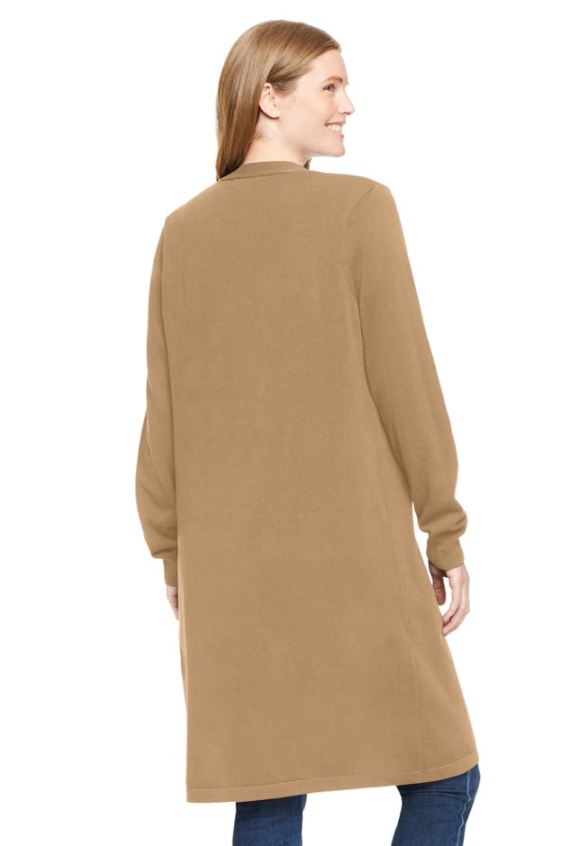Perfect Cotton Duster Sweater image number 3