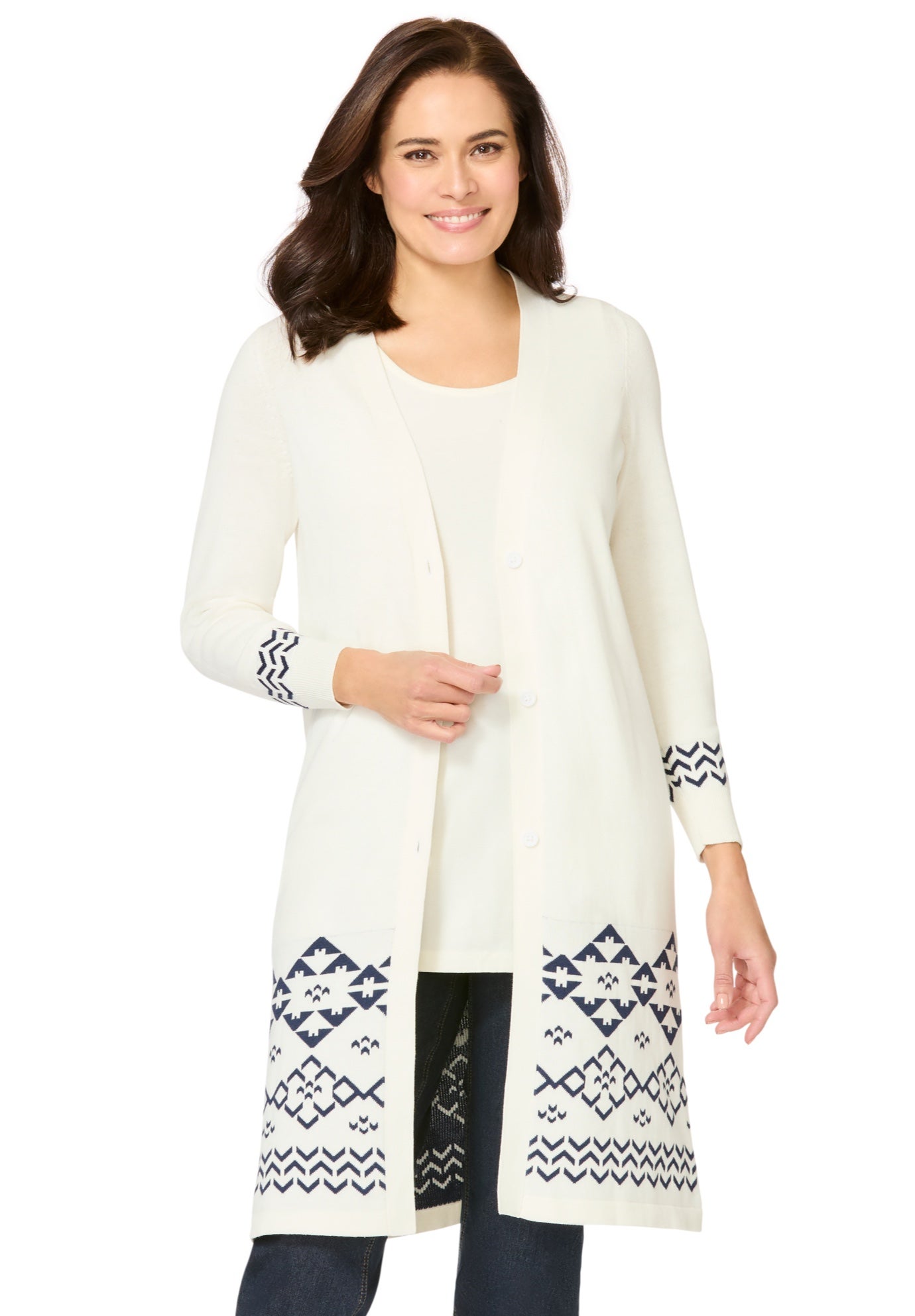 Perfect Cotton Duster Sweater image number 0