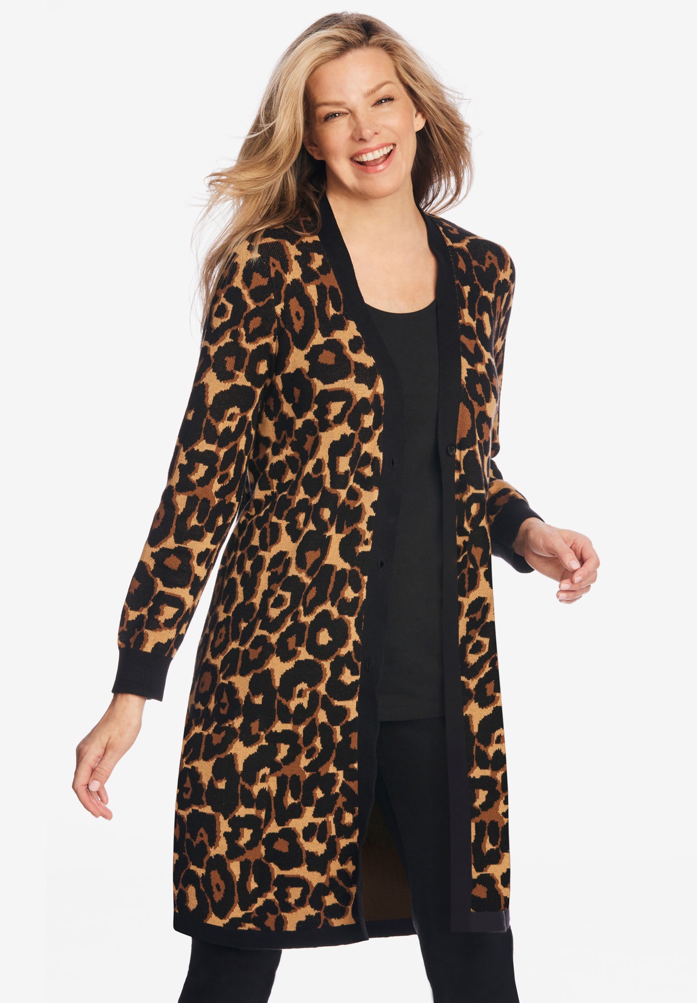 Perfect Cotton Duster Sweater image number 0