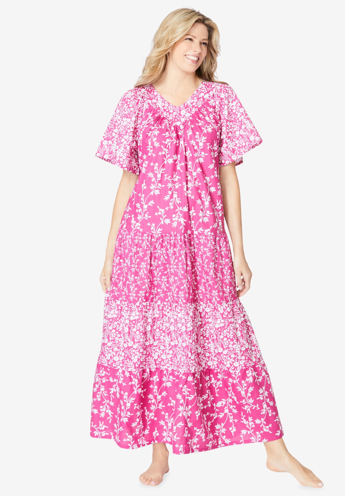 Long Tiered Print Lounger image number 0