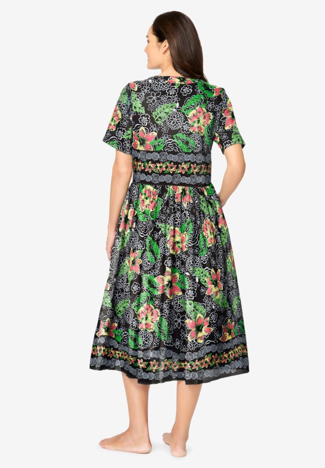 Crinkle Cotton Lounger image number 1