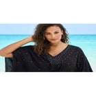 Ruched Caftan Cover Up image number null
