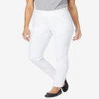 Flex-Fit Slim-Leg Pull-On Gap-Free Stretch-Denim Jeans image number null