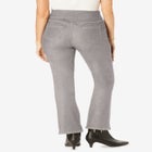 Flex-Fit Pull-On Bootcut Gap-Free Stretch Denim Jeans image number null