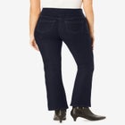 Flex-Fit Pull-On Bootcut Gap-Free Stretch Denim Jeans image number null