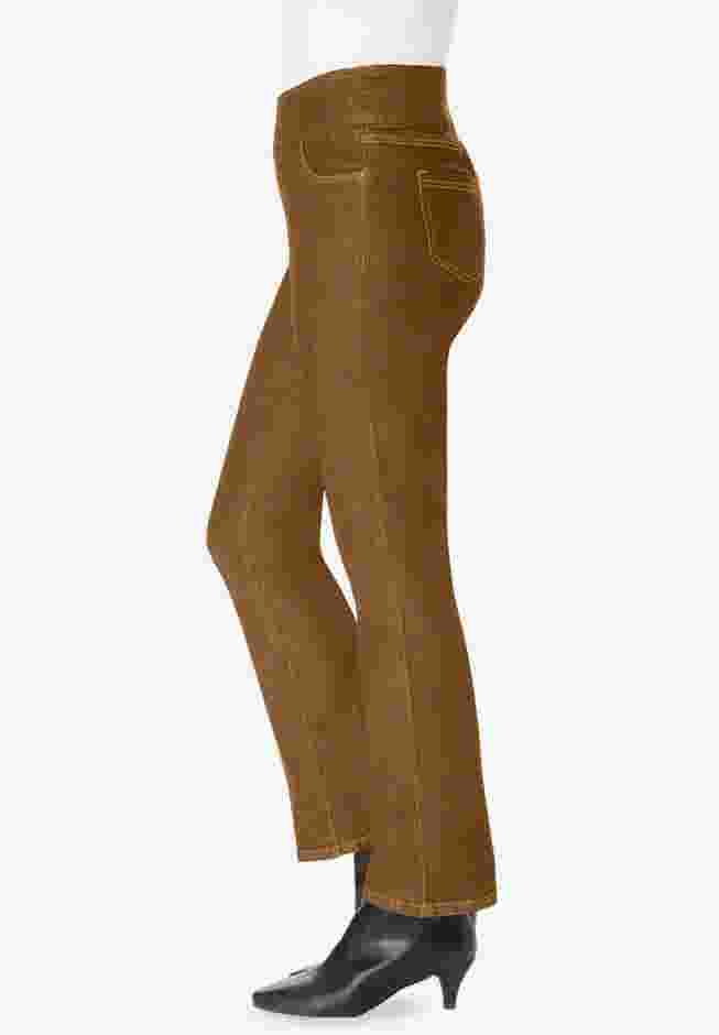 Flex-Fit Pull-On Bootcut Denim Jean image number 2