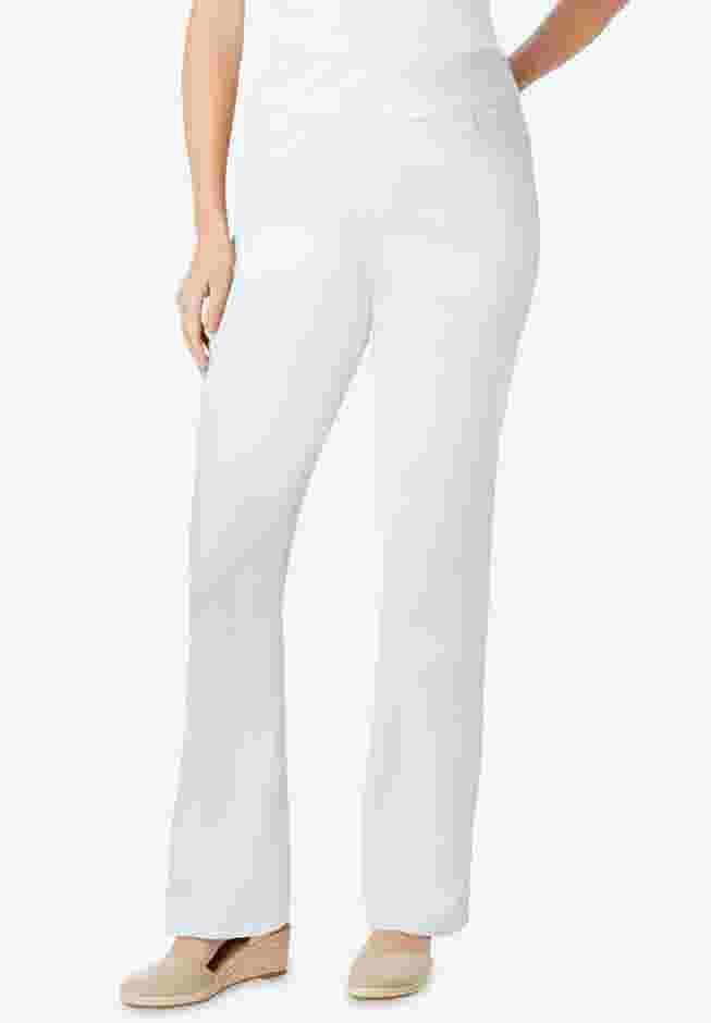 Flex-Fit Pull-On Bootcut Denim Jean image number 0
